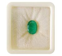 Bhairaw Gems - Pierre précieuse naturelle de 5,25 Ratti - Émeraude certifiée - Pierre précieuse naturelle en vrac - Qualité Aa++ - B08J8CPVDN