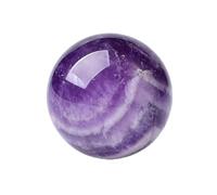 BHBHCPZGR Crystal Ball Dream Amethyst Polished Divination Decorative Sphere Crystals Quartz Stone Yoga Home Decor 6 cm BHBHCPZGR