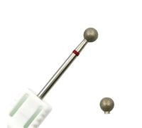 BHBHCPZGR Foret à ongles à boule de 5 mm - Diamant fin - Pour manucure - D050D-M BHBHCPZGR