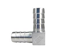 BHBHCPZGR Tuyau 304 connecteurs en acier inoxydable 6 mm-12 mm T Type Y Type Pipe Fitting Tail Connector (L Elbow, 12 mm)
