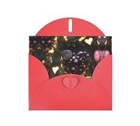 BHCASE Red Jungle of Love Carte de vœux en papier nacré 10 x 15 cm pour anniversaire, fête, invitation, carte d'anniversaire