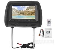 BHDK Lecteur DVD d'appui-tête de Voiture, Lecteur vidéo d'appui-tête de Voiture HD 7 Pouces avec Support d'appui-tête et Bluetooth, Moniteur d'appui-tête de Voiture Multifonctionnel pour vidéo, Jeux