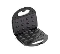 BHDK Machine à Biscuits en Noyer, 750 W 12 Trous antiadhésif Moule à Biscuits à pâtisserie et Noix Machine à Biscuits aux Noix électriques à température constante pour Boule de gâteau Gaufre Takoyaki