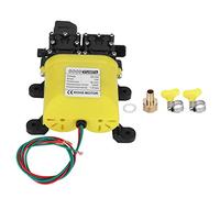 BHDK Pompe à Eau à Pression, 12V 120W 8L Pompe à Membrane à Eau Haute Pression, Pompe à Eau électrique Automatique avec connecteur en cuivre pour Salle de Bain, Jardin, Camping-Car, Bateau