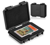 Bheddi Boîte de rangement étanche compatible avec PSA CSG BGS SGC - Porte-cartes magnétique et chargeurs supérieurs - Étui pour cartes de sport avec compartiments gradués (XS)