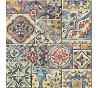 BHF fd22301 "carrelage recyclé Marrakech Papier peint - Multicolore