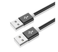 BHFYOB Câble d'extension USB 2.0 mâle vers mâle 480 Mbit/s pour rallonger les périphériques, imprimantes, appareils photo, souris, claviers
