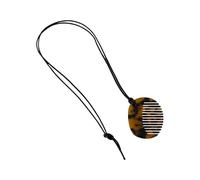 BHFYOB Collier avec pendentif peigne à la mode - Accessoire de bijoux pour coiffure tendance et décontractée