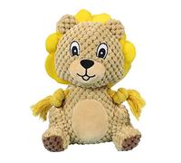 BHFYOB Jouet couineur en peluche pour chien à mâcher doux pour nettoyer les dents