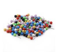 BHFYOB Lot de 100 épingles à pêche multicolores pour attacher le moulinet de pêche