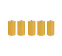 BHFYOB Lot de 5 boîtiers de batterie factice de rechange LR14 C - Conducteur détachable pour l'alimentation