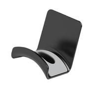 BHFYOB Support de casque sous le bureau/mur Support de rangement pour bureau et maison Support d'économie d'espace Blanc/noir