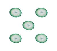 BHFZIAP 1 pièce 60-80mm Agate Quartz Cristal Tranche Pendentif pour Décoration de Maison Vert, See Description, Polyester
