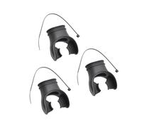 BHFZIAP Embouchure de plongée universelle avec attache régulateur, noir, 4,8 x 5,5 x 2,9 cm