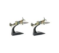 BHFZIAP Lot de 2 modèles d'avion Spitfire à l'échelle 1/72