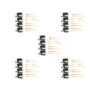 BHFZIAP Lot de 5 mécanismes d'horloge murale silencieux et fiables pour chambre à coucher et maison en érable