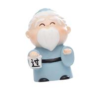 BHFZIAP Statue de Confucius - Figurine miniature mignonne pour cheminée, bibliothèque, centre de table, style A