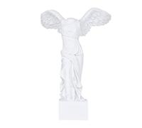 BHFZIAP Statuette de déesse grecque de la victoire ailée de Samothrace Blanc 10 x 15 cm