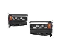 BHGMGEBLV Bloc phare avant Pour Toyota Prado LC250 Mise À Niveau 2024 - 2025 Phare LED Clignotant Dynamique DRL Modifié Accessoires Automobiles Phares avants(Left hand drive)