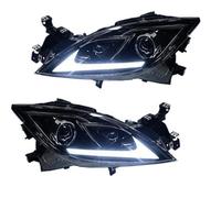 BHGMGEBLV Phare Avant Pour Mazda 6 2009-2016 Ensemble De Phares Automatiques À LED Mise À Niveau Dynamique DRL Demon Eyes Projecteur Lentille Outil Accessoires De Voiture Feux Avant