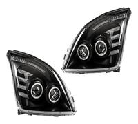 BHGMGEBLV Phare Avant Pour Toyota Pour Prado 2004 2005 2006 2007 2008 2009 Ensemble Feux Avant De Voiture LED Auto Phare Angel Eyes Style Projecteur Lentille Accessoires Feux Avant(1)
