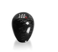 BHGMGEBLV Pommeaux Leviers Vitesse Levier De Vitesse Universel En Fiber De Carbone, 5/6 Vitesses Pommeau De Levier De Vitesse Transmission Manuelle Manette De Vitesse(6 Speed)