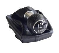BHGMGEBLV Pommeaux Leviers Vitesse Pour A4 Pour B6 Pour B7 2000-2008 Manuel 5 6 Vitesses Levier Vitesse Voiture Pommeau Tête Poignée Avec Couvercle Anti-poussière Cuir(5-R Speed)