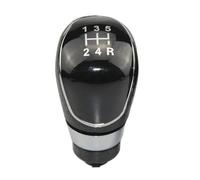 BHGMGEBLV Pommeaux Leviers Vitesse Pour Ford Pour Focus 2 Pour MK2 FL 2006-2011 Pour MK3 Pour MK4 Pour Galaxy 5/6 Vitesses Pommeau Levier Vitesse Voiture Poignée Levier Tête Bâton(5 Speed black)