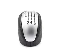 BHGMGEBLV Pommeaux Leviers Vitesse Pour Laguna Pour MK3 2007-2011 2012 2013 2014 PU 6 Vitesses Pommeau De Levier De Vitesse Manuel Levier En Cuir Manette De Vitesse Boule À Main