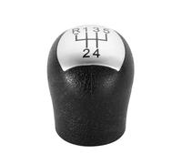 BHGMGEBLV Pommeaux Leviers Vitesse Pour Twingo Pour Scenic Pour Megane Pour Laguna Pour Kangoo Pour Clio II 2 Pour Logan ABS Pommeau Levier Vitesse Voiture Bâton Tête(Silver)