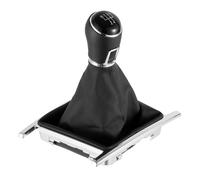 BHGMGEBLV Pommeaux Leviers Vitesse Pour VW Pour Amarok 2010-2019 2020 2021 2022 5/6 Pommeau Levier Vitesse Manuel Avec Pièces Démarrage En Cuir Accessoires Automobiles(5 speed)