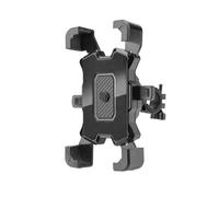 BHGMGEBLV Porte Telephone Moto Support De Téléphone Universel pour Moto VTT Électrique Rotation À 360° Cadre Fixe pour GPS Talkie-walkie(Handlebar Type)