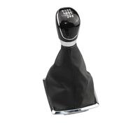 BHGMGEBLV Pour Ford Pour Focus 2 MK2 2005-2012 5 6 Vitesses Pommeau De Levier Vitesse HandBall Guêtre Botte Bouton Levier Vitesse(Black 6-speed)