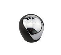 BHGMGEBLV Pour Kia Pour Forte Pour Soul Pommeau De Levier Vitesse À 5 Vitesses Tête Stylo Bouton Levier Vitesse(Bright sliver)