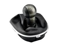 BHGMGEBLV Pour Seat Leon II 2005-2012 5 6 Vitesses MT Pommeau Levier Tête Changement Boule Manette Guêtre Couvercle Démarrage Bouton Levier Vitesse(5 Speed)