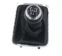 BHGMGEBLV Pour VW Pour Passat B6 2005-2011 5 6 Vitesses Pommeau De Levier Vitesse Voiture Avec Cadre Couverture Botte Guêtre Bouton Levier Vitesse(5 Speed)