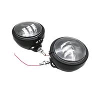 BHGMGEBLV Projecteurs LED Moto Pour Softail Springer Heritage Classic FLSTC Pour Touring 1 Paire 30W 4.5 "moto LED Brouillard Passant Lumière Auxiliaire Étanche(Black With housing)