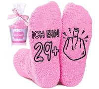BHGWR 30 à 40 ans - Chaussettes pour femme - Idées de cadeau d'anniversaire pour femme - Antidérapantes - Cadeau amusant pour femme - Cadeau d'anniversaire pour petite amie, fille, maman, 30 ans