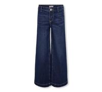 Bhgytec Kogcomet Wide DNM PIM Noos Fille Pantalon, Bleu Foncé Denim, 140