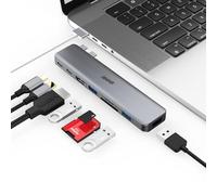 BHHB M81 Hub USB C, Adaptateur pour MacBook Pro Air 8 en 2 Adaptateur pour Mac avec 4K HDMI, 100W 40Gbps Thunderbolt, USB-C, USB 3.0, USB 2.0, Port SD/TF, USBC Dock pour M3 M2 M1 2024 2023 2022 2021