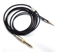 BHHBB-Câble audio de rechange compatible avec casque Hifiman HE400S, HE-400I, HE-400i (version double connecteur 2,5 mm), HE560, HE-350, HE1000, HE1000 V2 3,5 mm/6,35 mm vers double jack mâle 2,5 mm
