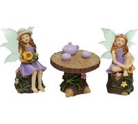 BHHBB-Fairies for Fairy Garden, Figurines de Fées pour Jardin Féérique Miniature Jardin de Fées avec Fées Et Accessoires Résine Fée des Fleurs Statue de Fée Décoration Jardin Féerique Bonsaï