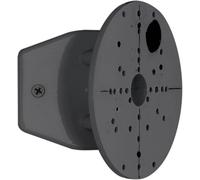 Bhhbb-Raccord D'angle Pour Éclairage Extérieur, Support D'angle En Acier Pour Lampes D'extérieur, Noir, Ø : 11,2 Cm