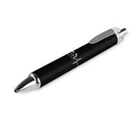 BHHJKK 1 stylo à bille rétractable motif rythme de cœur pour bureau, fournitures scolaires