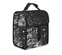 BHHJKK African Ritual Sac à déjeuner isotherme réutilisable avec imprimé tribal ethnique pour homme et femme - Joli sac fourre-tout isotherme étanche grand espace pour les voyages de travail et les
