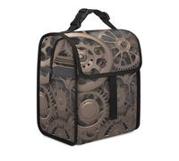 BHHJKK African Ritual Sac à déjeuner isotherme réutilisable avec imprimé tribal ethnique pour homme et femme - Joli sac fourre-tout isotherme étanche grand espace pour les voyages de travail et les