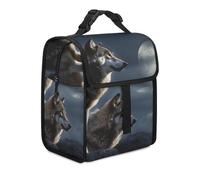 BHHJKK African Ritual Sac à déjeuner isotherme réutilisable avec imprimé tribal ethnique pour homme et femme - Joli sac fourre-tout isotherme étanche grand espace pour les voyages de travail et les