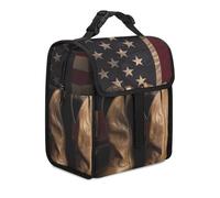 BHHJKK African Ritual Sac à déjeuner isotherme réutilisable avec imprimé tribal ethnique pour homme et femme - Joli sac fourre-tout isotherme étanche grand espace pour les voyages de travail et les