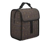 BHHJKK African Ritual Sac à déjeuner isotherme réutilisable avec imprimé tribal ethnique pour homme et femme - Joli sac fourre-tout isotherme étanche grand espace pour les voyages de travail et les