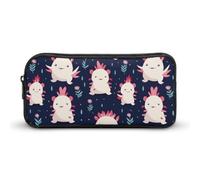 BHHJKK Axolotl Grande trousse à crayons avec fermeture éclair pour homme et femme, Comme indiqué sur la photo, Taille unique, Trousses à crayons